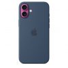 Apple iPhone 16 Plus Silicone Case with MagSafe - Denim