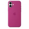 Apple iPhone 16 Plus Silicone Case with MagSafe - Fuchsia (Seasonal)