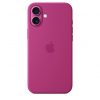 Apple iPhone 16 Plus Silicone Case with MagSafe - Fuchsia (Seasonal)