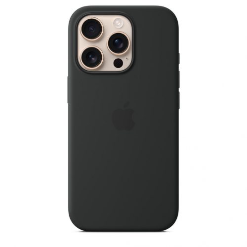 Apple iPhone 16 Pro Silicone Case with MagSafe - Black