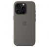 Apple iPhone 16 Pro Silicone Case with MagSafe - Stone Gray