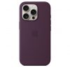 Apple iPhone 16 Pro Silicone Case with MagSafe - Plum