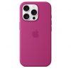 Apple iPhone 16 Pro Silicone Case with MagSafe - Fuchsia (Seasonal)