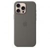 Apple iPhone 16 Pro Max Silicone Case with MagSafe - Stone Gray